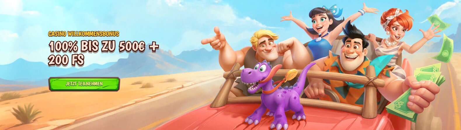 Stone Vegas Casino Willkommensbonus – 100% bis zu 500 € + 200 Freispiele